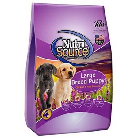 Food Puppy Chicken and Rice Cubes Dog 30 lb -  NUTRISOURCE, 26400